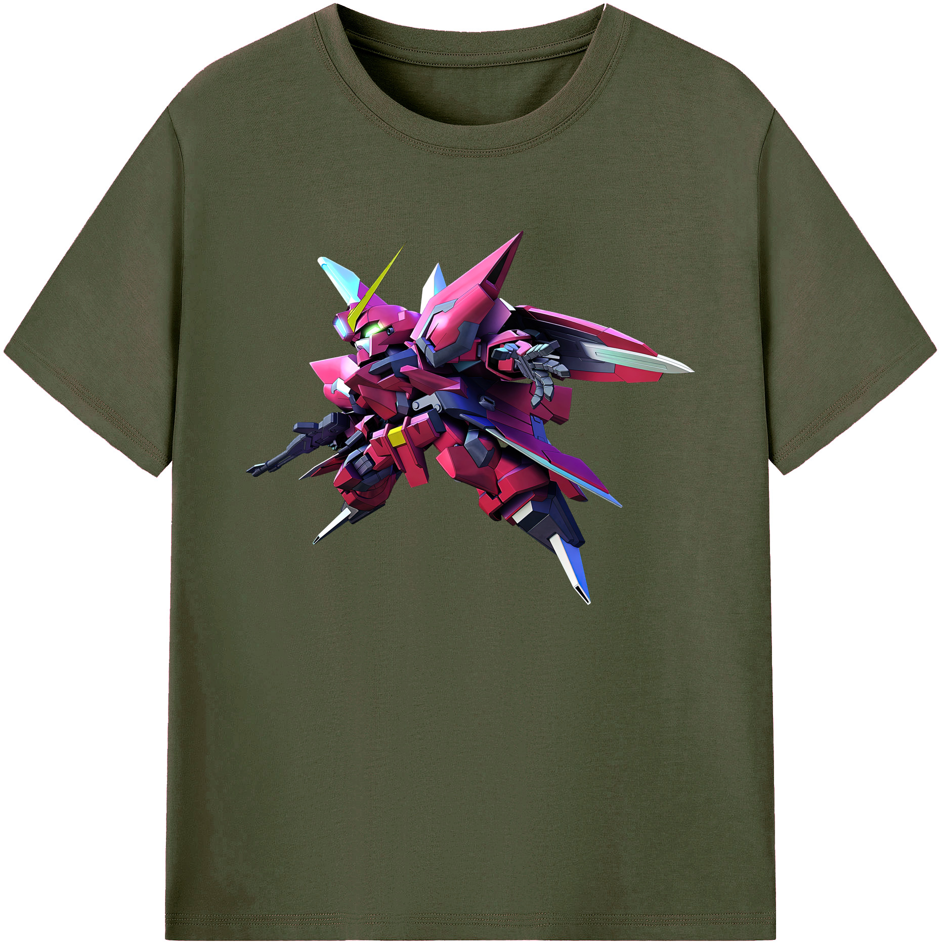 （画像用） 機動戦士ガンダム Mobile Suit Gundam 綿100％ メンズ半袖Tシャツ｜肌触りやわらか＆通気性